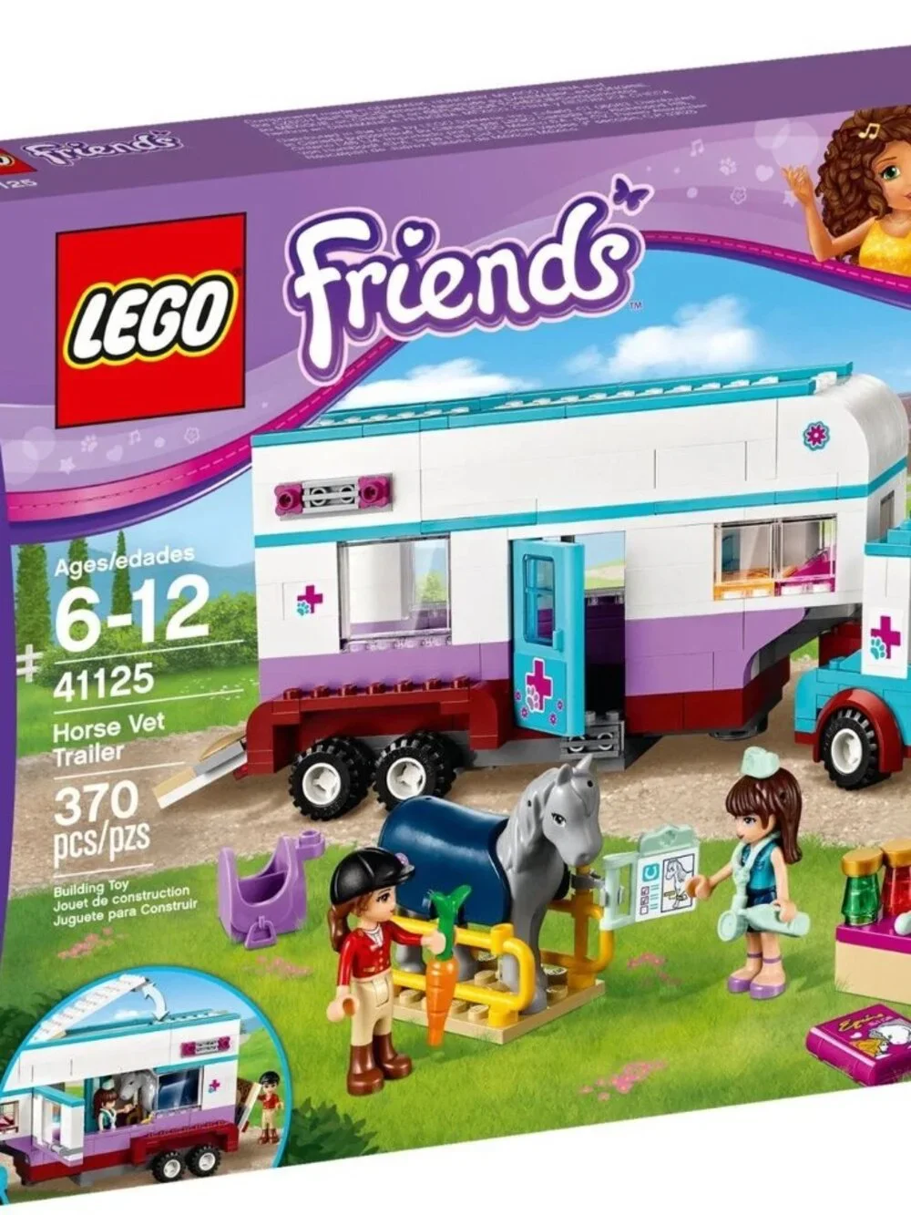 LEGO FRIENDS: Horse Vet Trailer (41125) - full set with manuals/no box